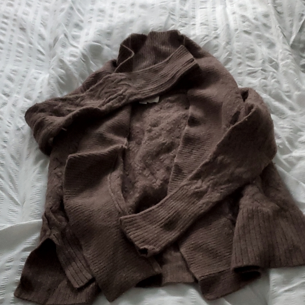 Knit cardigan sweater